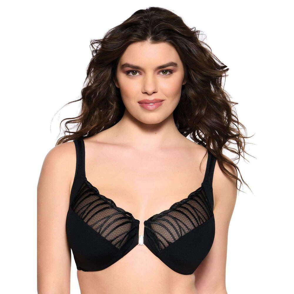Felina Angie Front Close Minimizer Bra Size 38DBlack / 38D